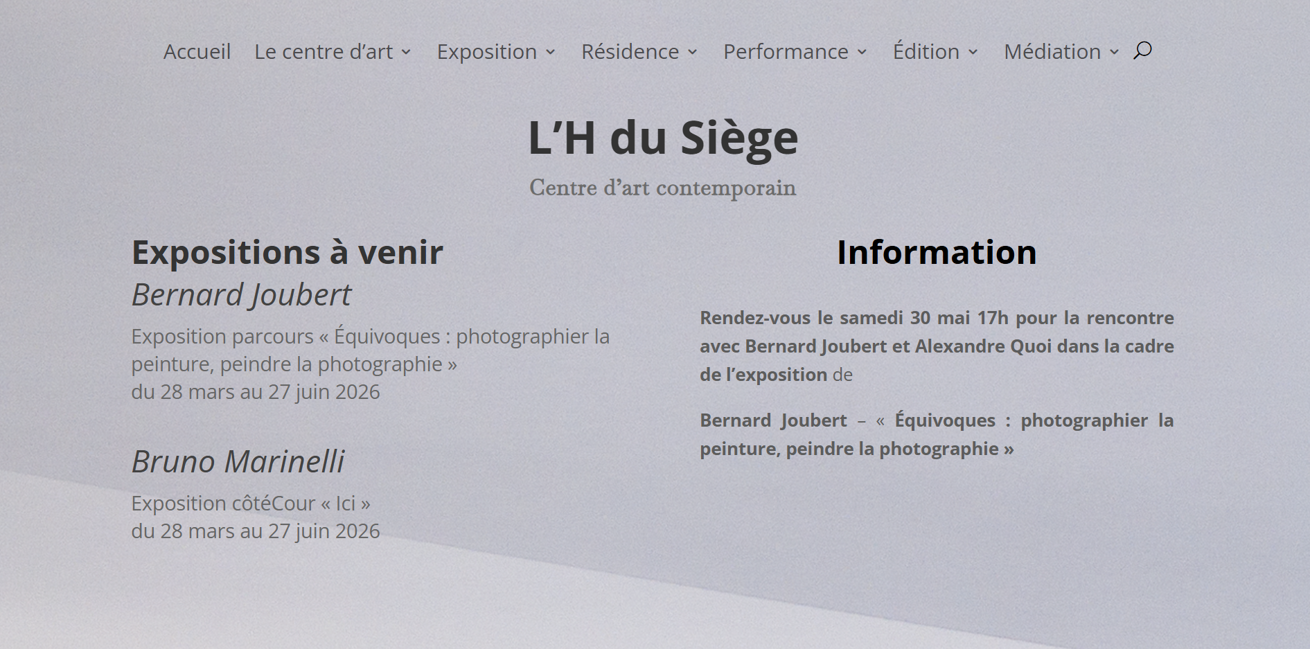 L'H du Siège